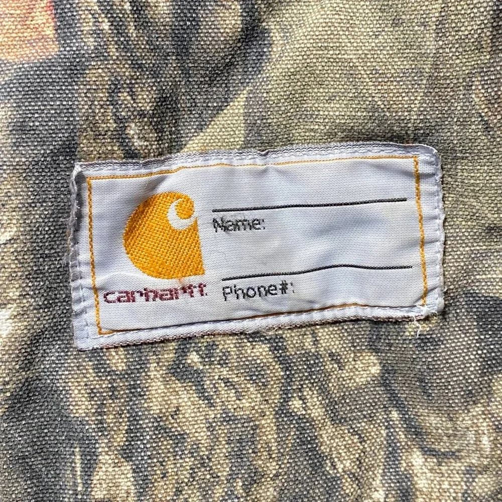 Carhartt Kids XS Size 6 Mossy Oak Break Up Country Camo Hooded Active Jacket